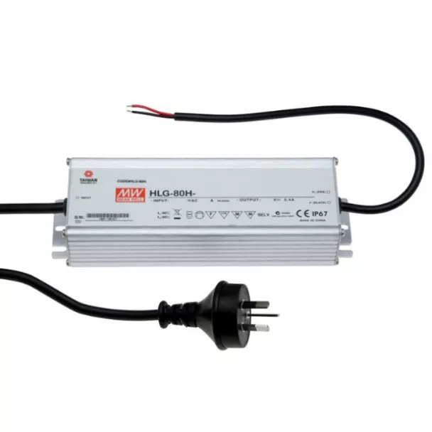 HLG-80H-24B 電源ユニット 24V 80W PSE無し 5台セット HLG-80H-24A MEANWELL製 LED電源 変換電源アダプター(防水型) 1